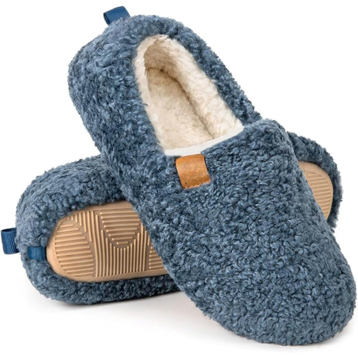 Cozy Faux Wool House Sandals With Foam