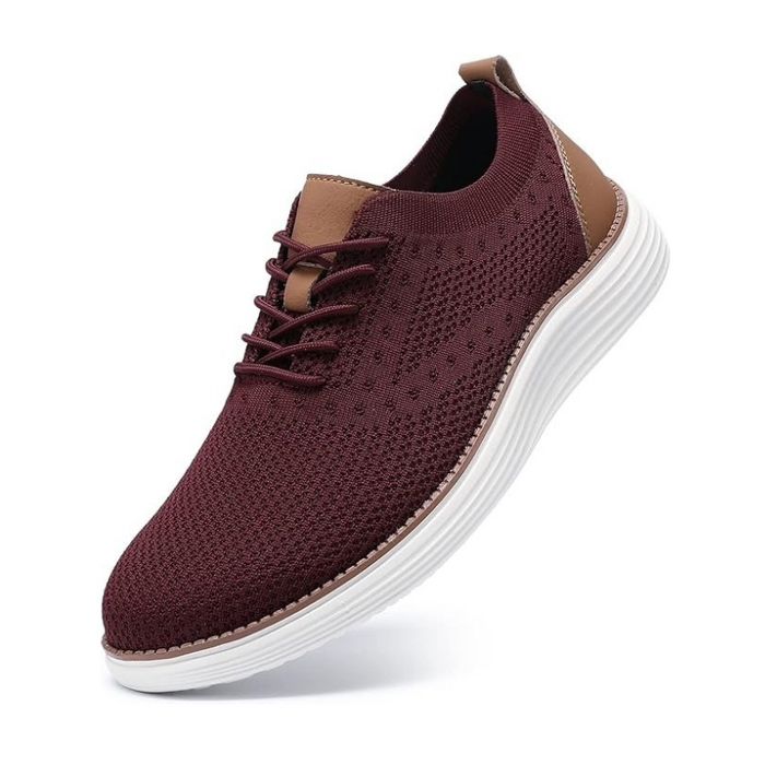 Knit Lace Up Sneakers – Lightweight Ease With Eva Cushioning