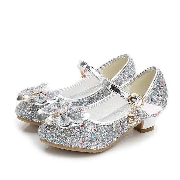 Princess Butterfly Shoes With Diamond Bowknot