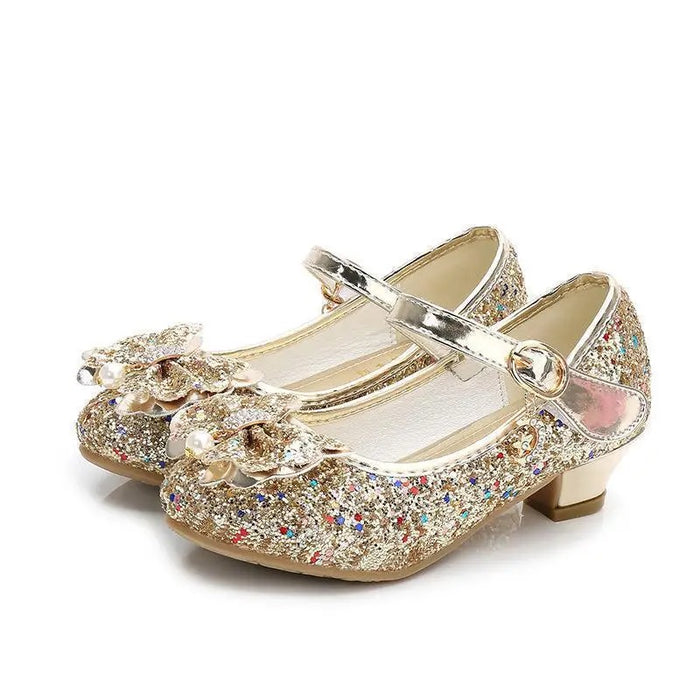 Princess Butterfly Shoes With Diamond Bowknot