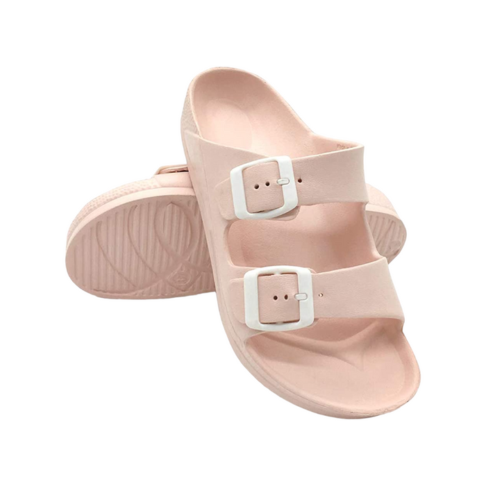 Adjustable Double Buckle Comfort Slides