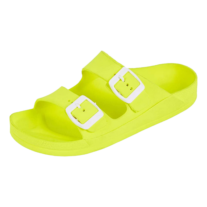 Comfort Slides Double Buckle Adjustable For Women