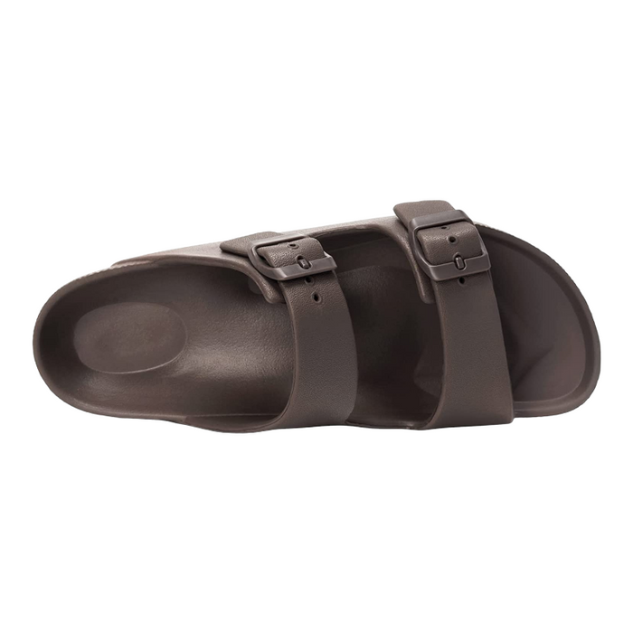 Women's Comfort Slides Double Buckle Adjustable