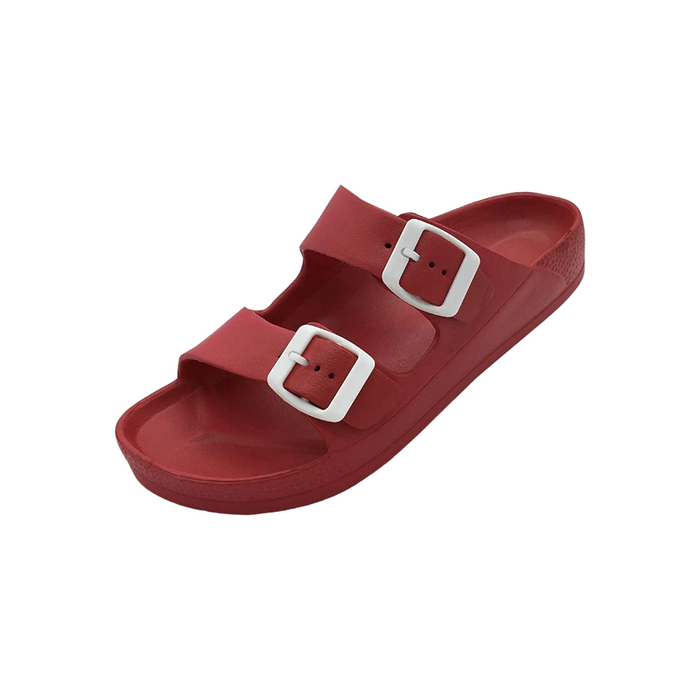 Adjustable Double Buckle Comfort Slides