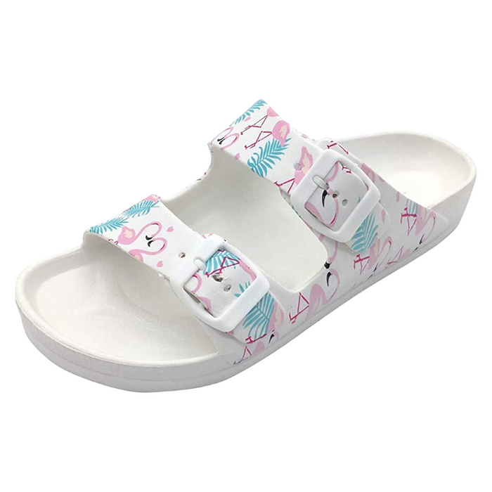 Comfort Slides Double Buckle Adjustable For Women