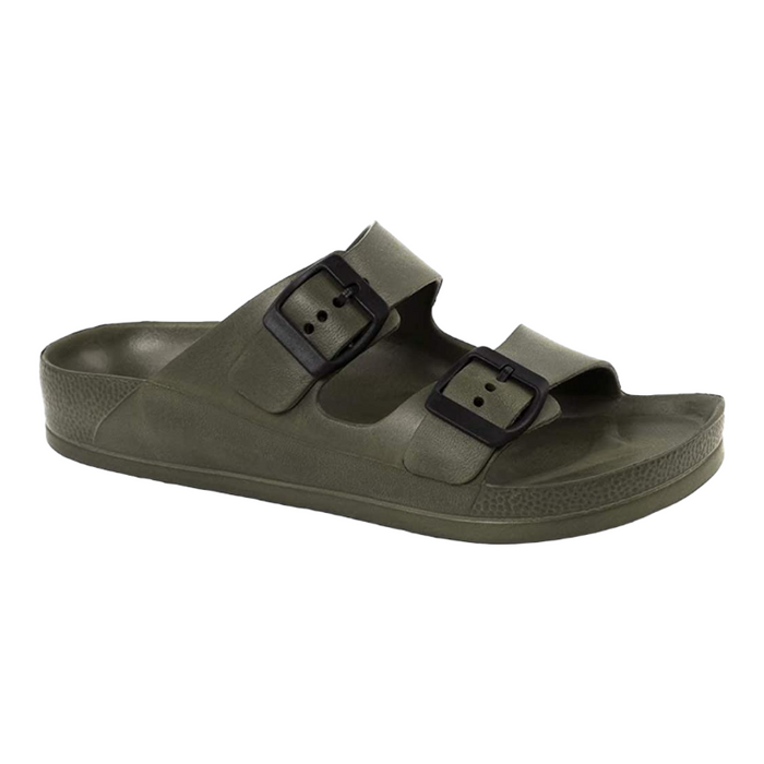 Women's Comfort Slides Double Buckle Adjustable