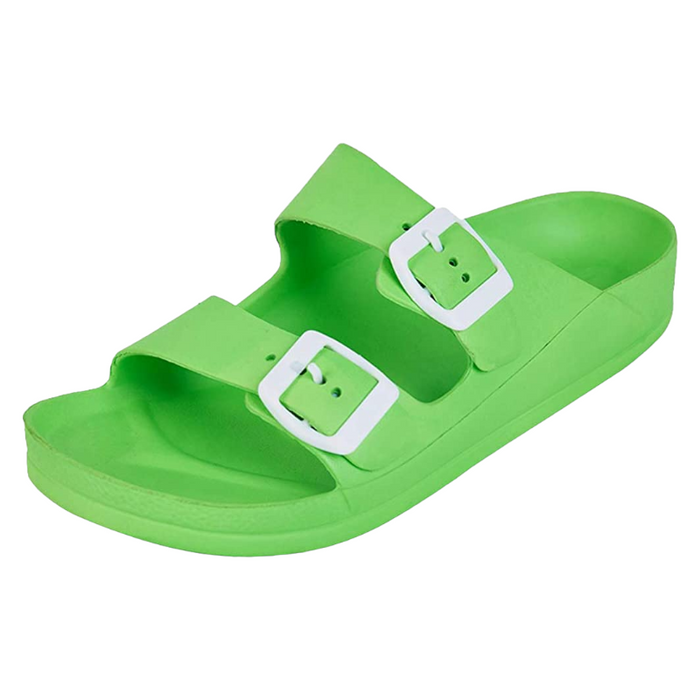 Comfort Slides Double Buckle Adjustable For Women