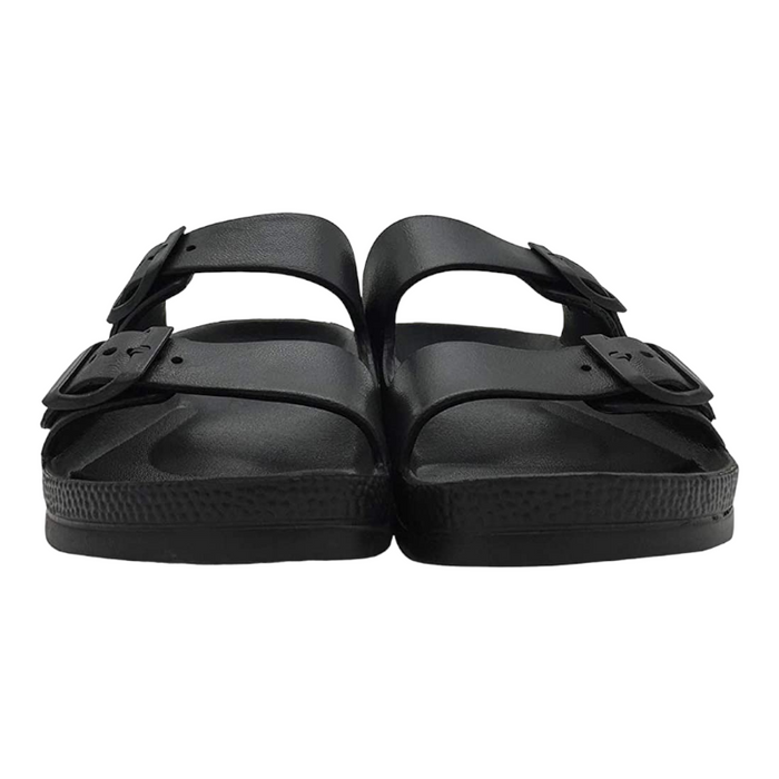 Women's Comfort Slides Double Buckle Adjustable