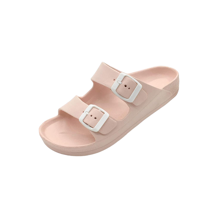 Adjustable Double Buckle Comfort Slides