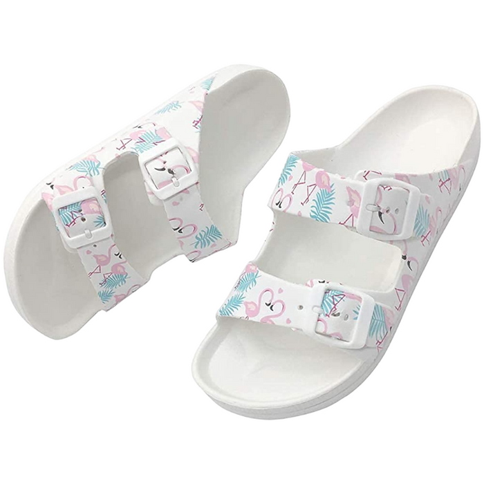 Comfort Slides Double Buckle Adjustable For Women