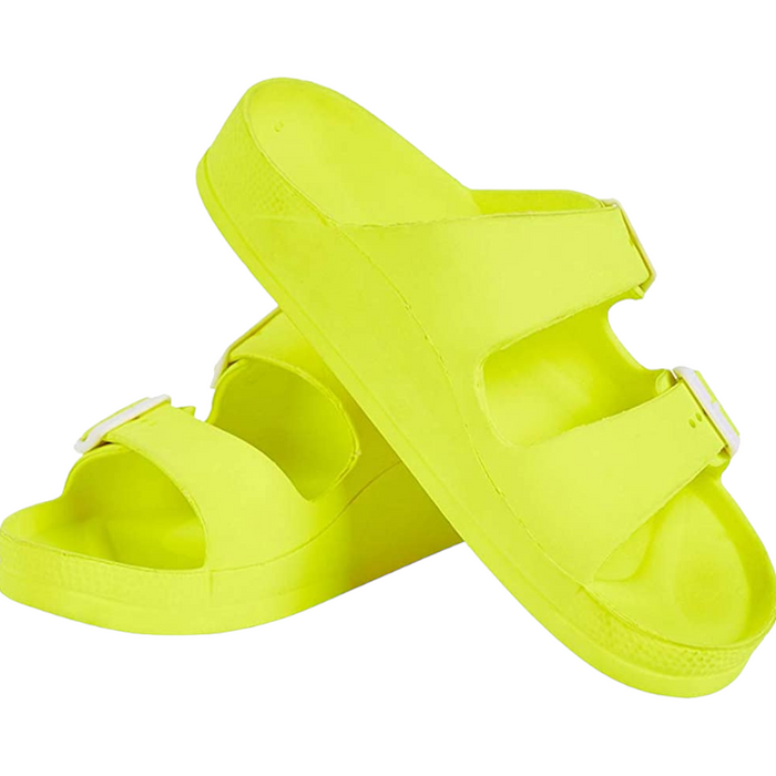 Comfort Slides Double Buckle Adjustable For Women