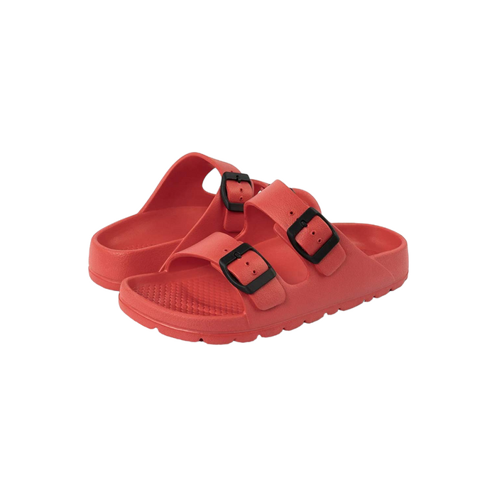 Adjustable Double Buckle Comfort Slides