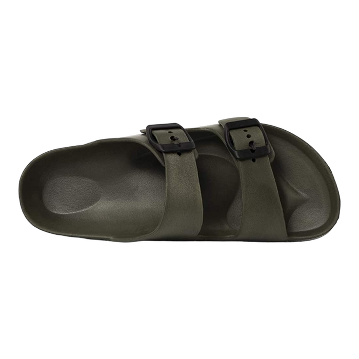 Women's Comfort Slides Double Buckle Adjustable