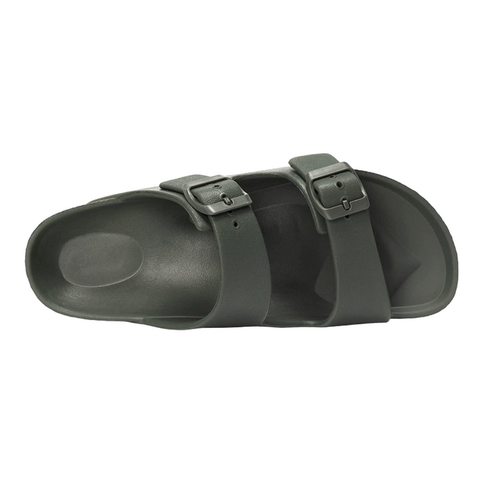 Women's Comfort Slides Double Buckle Adjustable