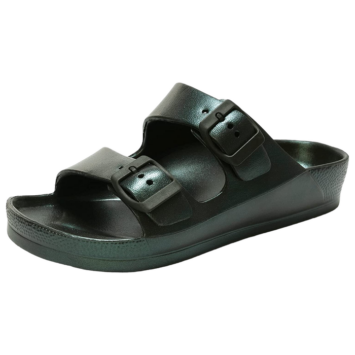 Adjustable Double Buckle Comfort Slides