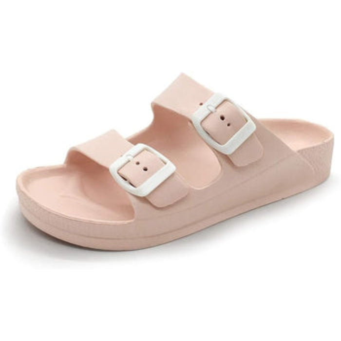 Flat Double Strap Sandals