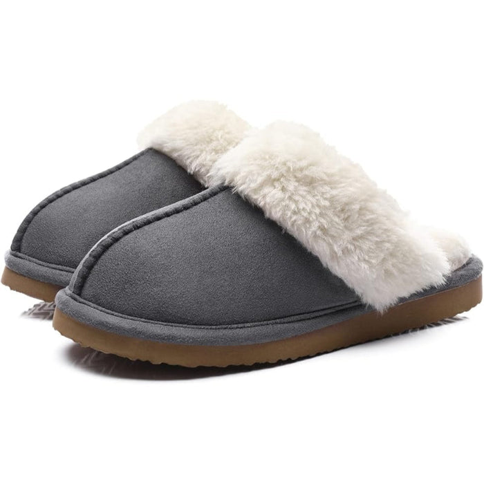 Cozy Fuzzy Memory Foam Slippers For Indoors And Outdoors