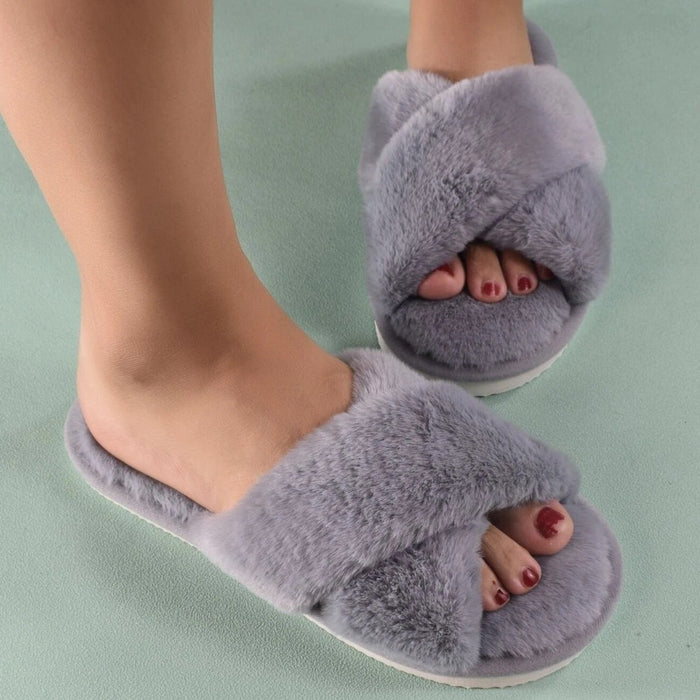 Open Front Bedroom Slippers