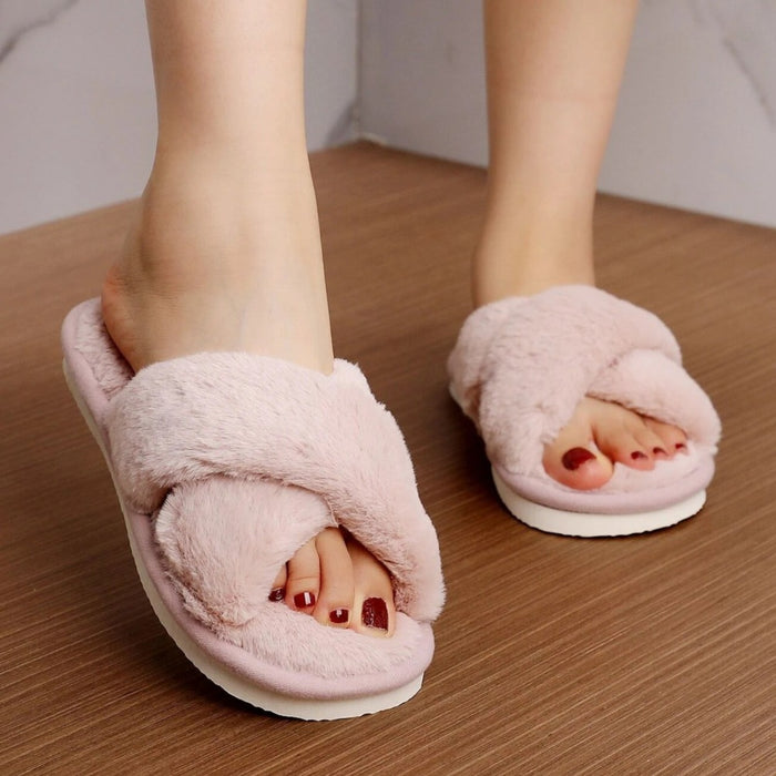 Open Front Bedroom Slippers