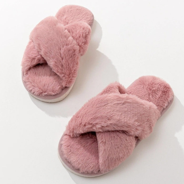 Open Front Bedroom Slippers