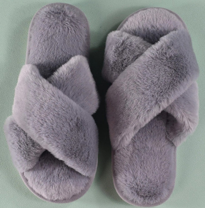 Open Front Bedroom Slippers