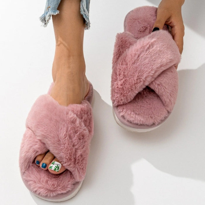 Open Front Bedroom Slippers