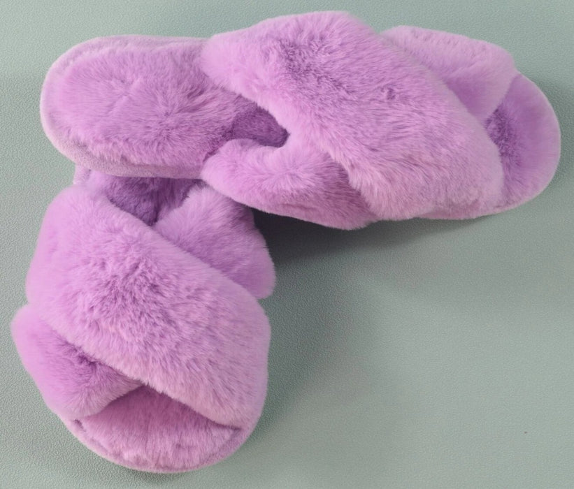 Cross Strap Bedroom Slippers