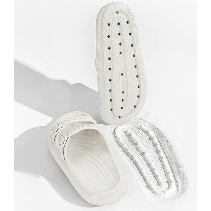 Double Buckle Athletic Adjustable Slides