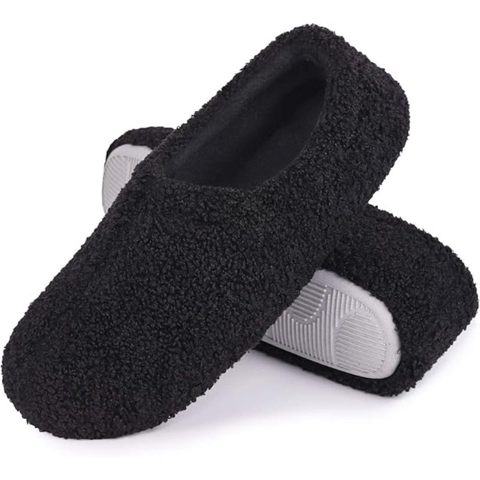 Fuzzy Curly Fur Memory Foam Slippers