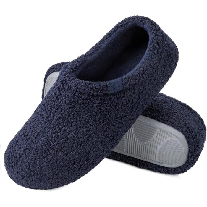 Fuzzy Curly Fur Memory Foam Slippers