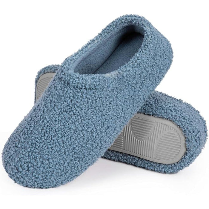 Fuzzy Curly Fur Memory Foam Slippers