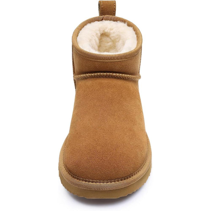 Plush Sleek Winter Mini Boots