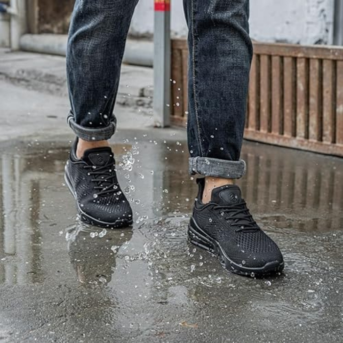 Water Resistant Walking Shoes – Lightweight Slip On Design