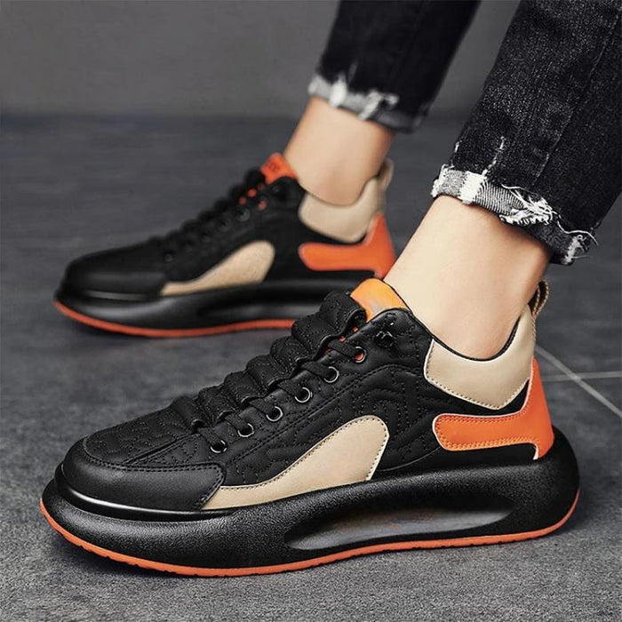 Quilted Lace Up Athletic Sneakers