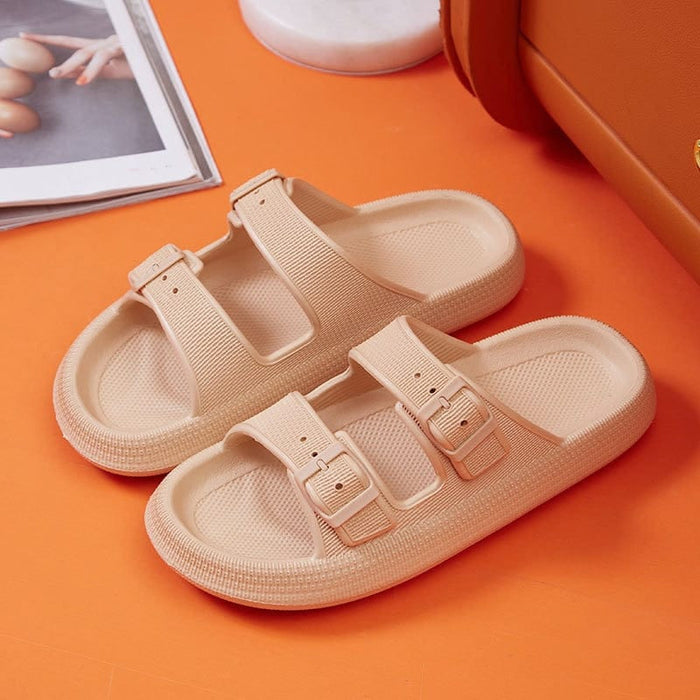 Cloud Cushion Buckle Sandals