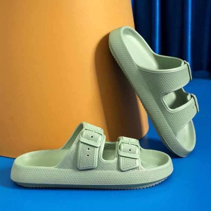 Cloud Cushion Buckle Sandals