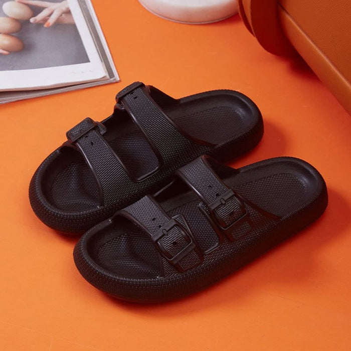 Cloud Cushion Buckle Sandals