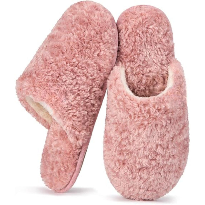 Warm Cozy Soft Slip On Slippers