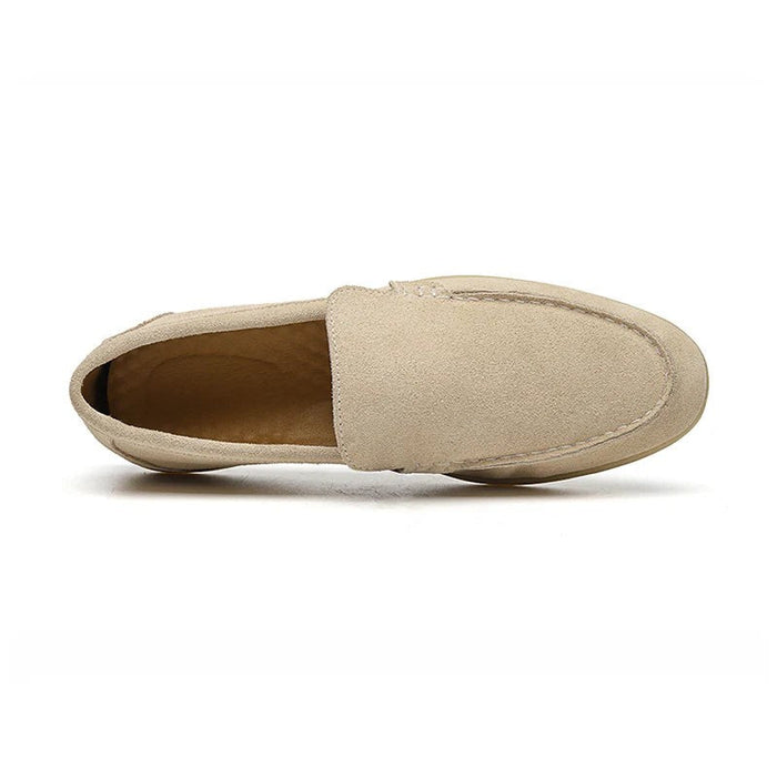 Suede Slip On Loafers