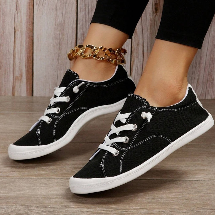 Wide Front Casual Sneakers