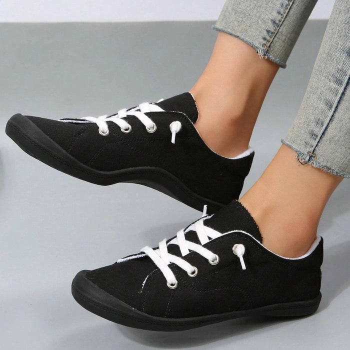 Wide Front Casual Sneakers