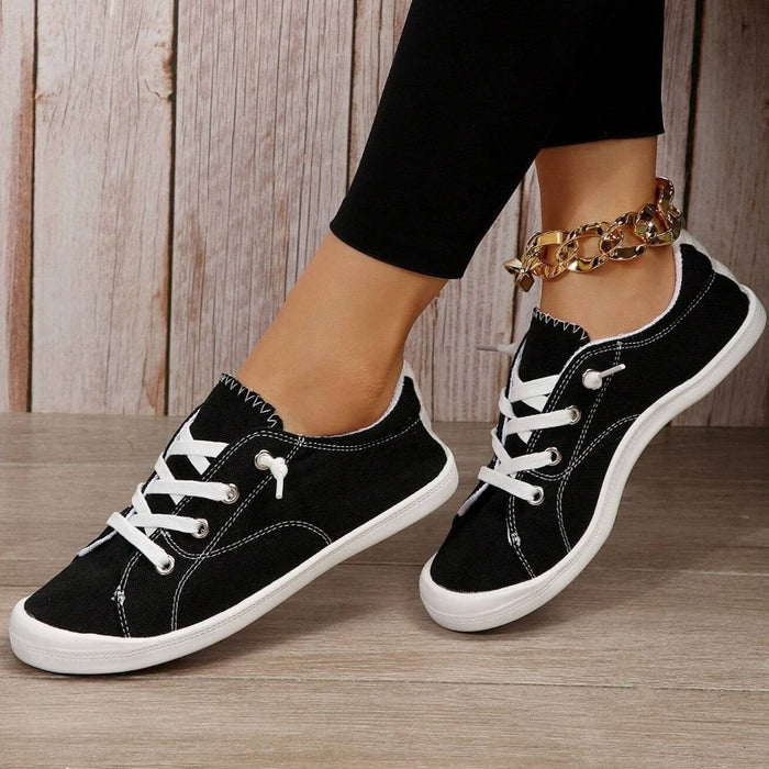 Wide Front Casual Sneakers