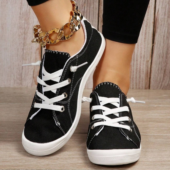 Wide Front Casual Sneakers