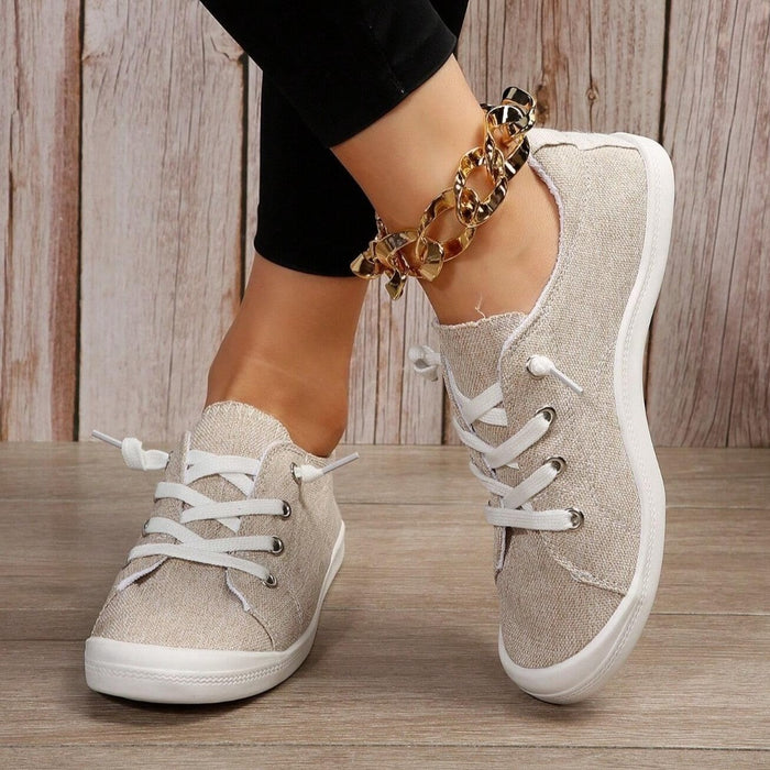 Wide Front Casual Sneakers