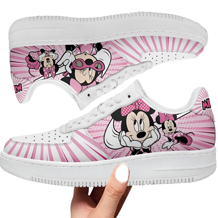 Minnie Mouse Designed Casual Sneakers