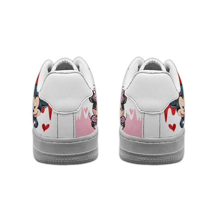 Mickey And Minnie Mouse Custom Sneakers