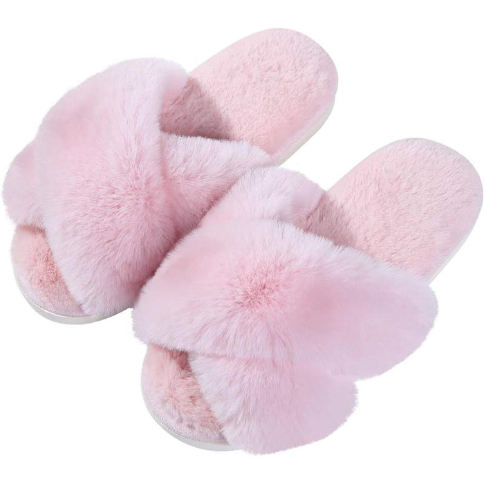 Cross Band Foam Slippers For Women