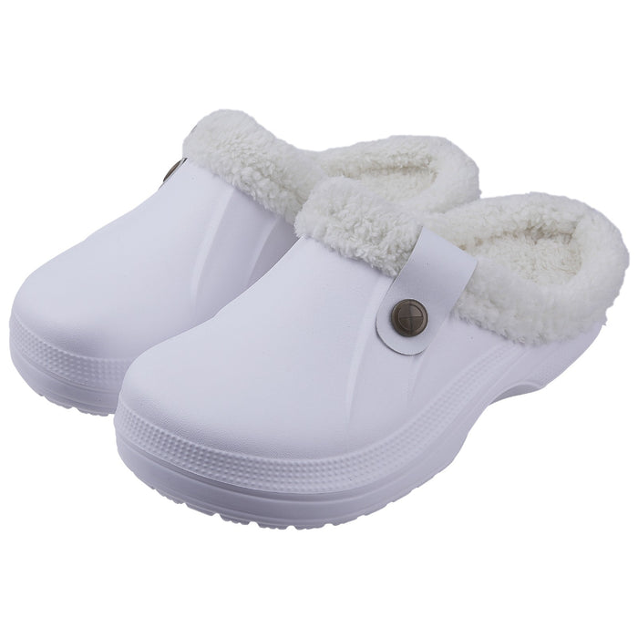 Warm Plush Slippers Clogs