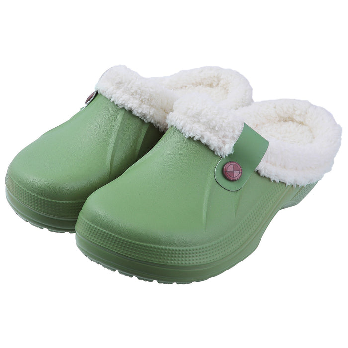 Warm Plush Slippers Clogs