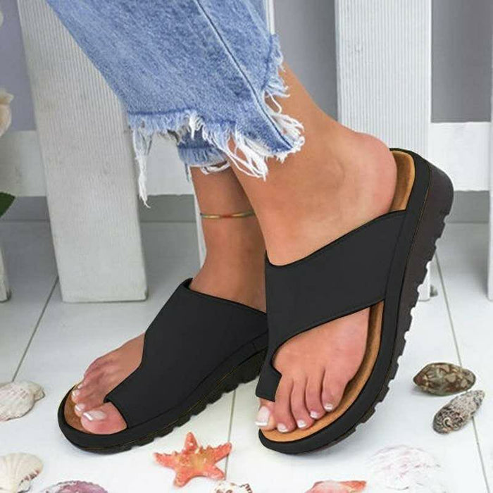 Women Casual Clip Toe Platform Sandals